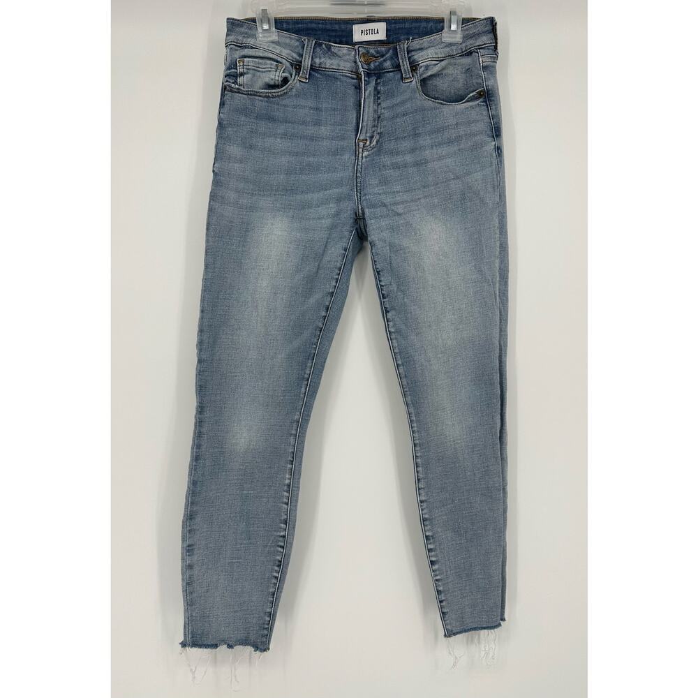 PISTOLA Arielle Skinny Scissor Cut Hem Jeans Size 28